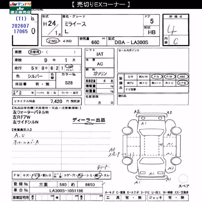 DAIHATSU MIRA E:S