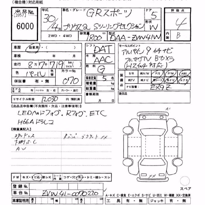 TOYOTA PRIUS ALPHA