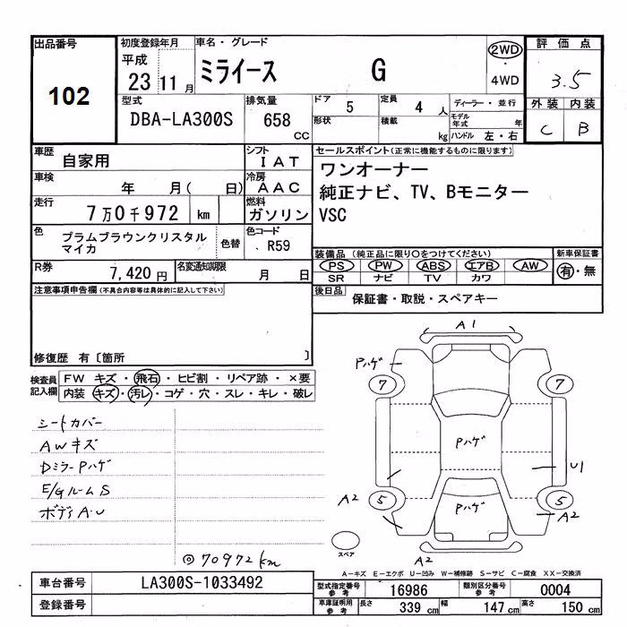 DAIHATSU MIRA E:S