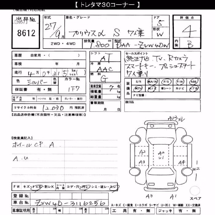 TOYOTA PRIUS ALPHA
