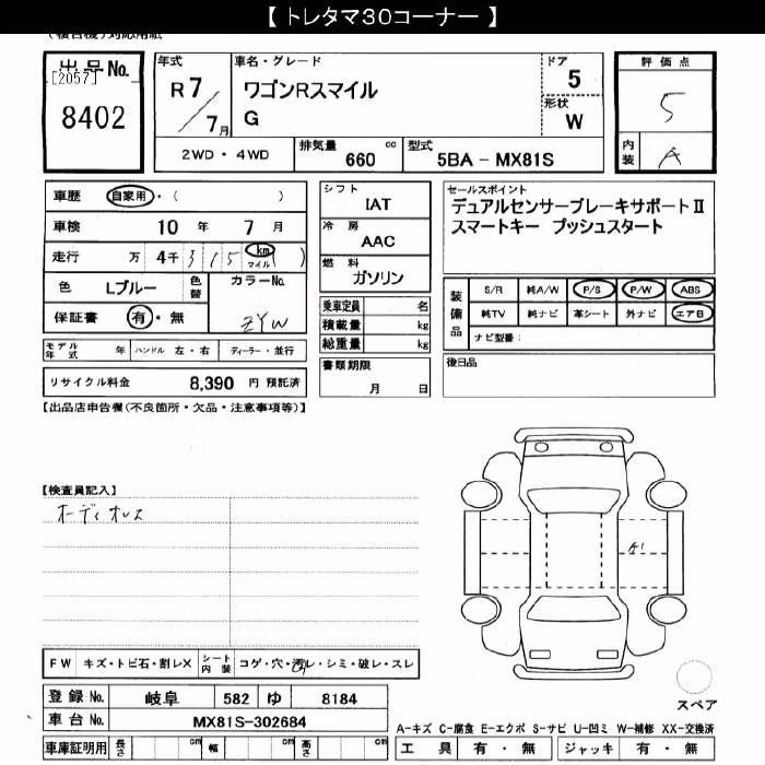 SUZUKI WAGON R SMILE