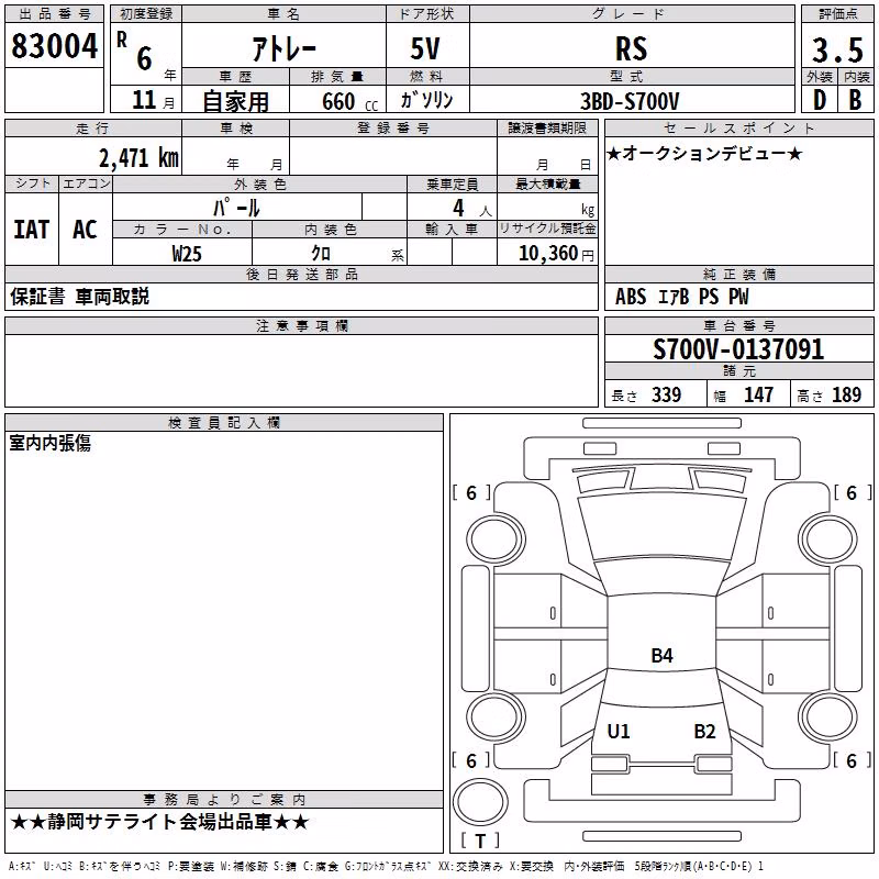 DAIHATSU ATRAI