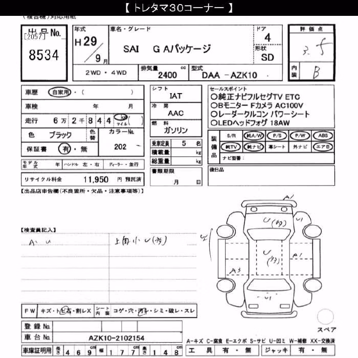 TOYOTA SAI