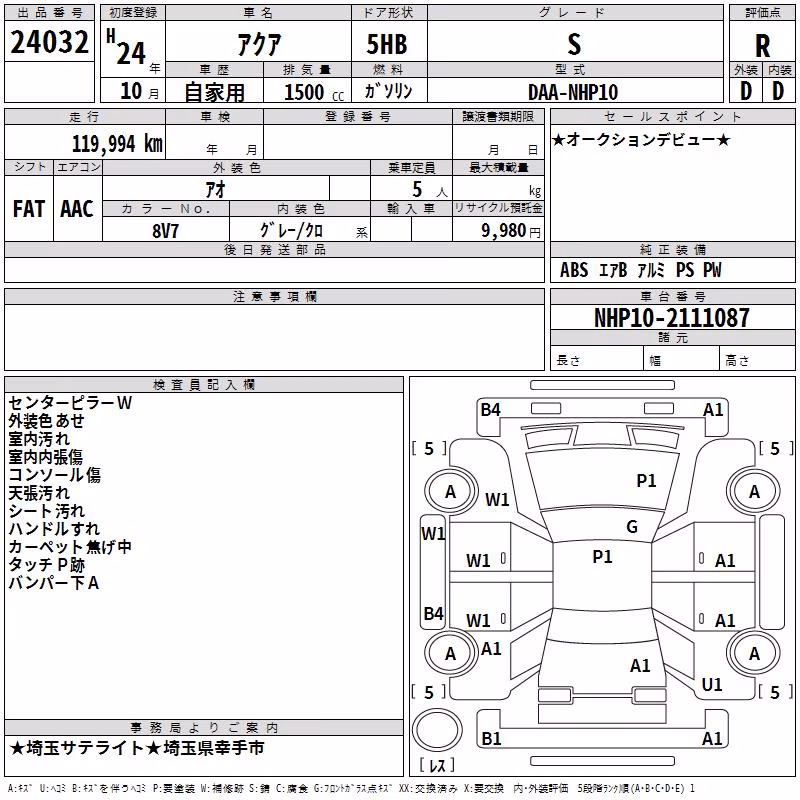 TOYOTA AQUA