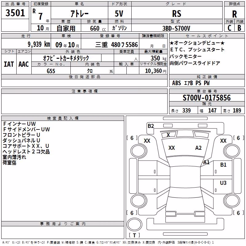 DAIHATSU ATRAI