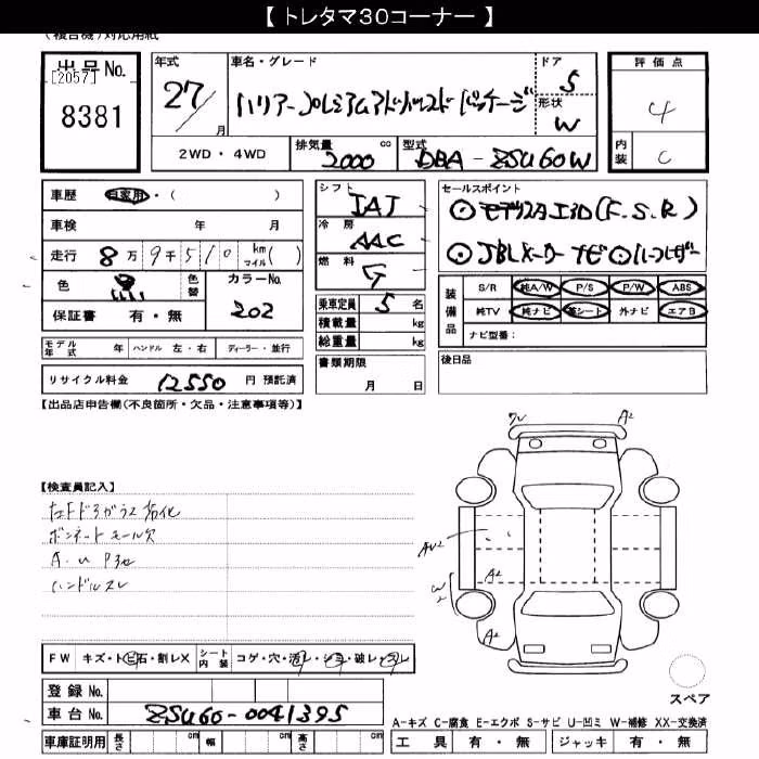 TOYOTA HARRIER