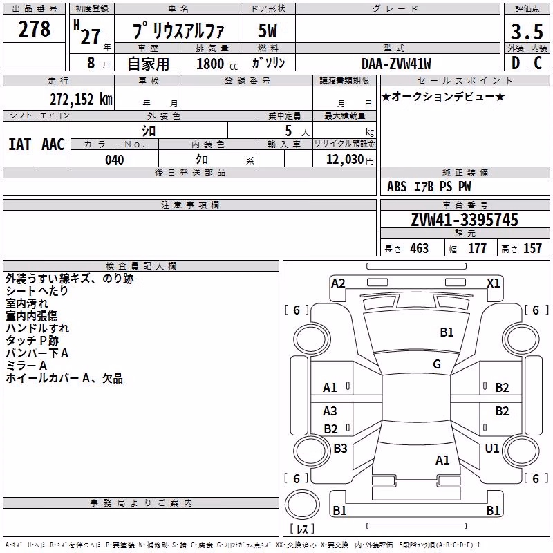 TOYOTA PRIUS ALPHA