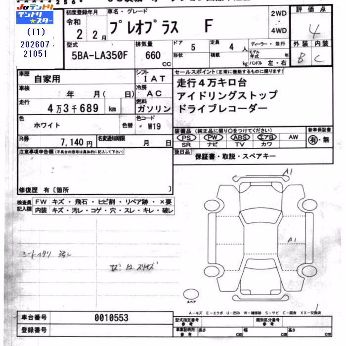 SUBARU PLEO PLUS