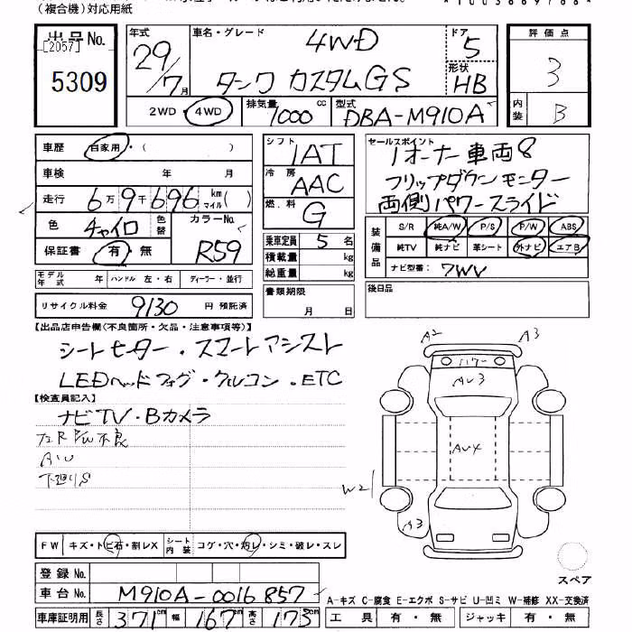 TOYOTA TANK