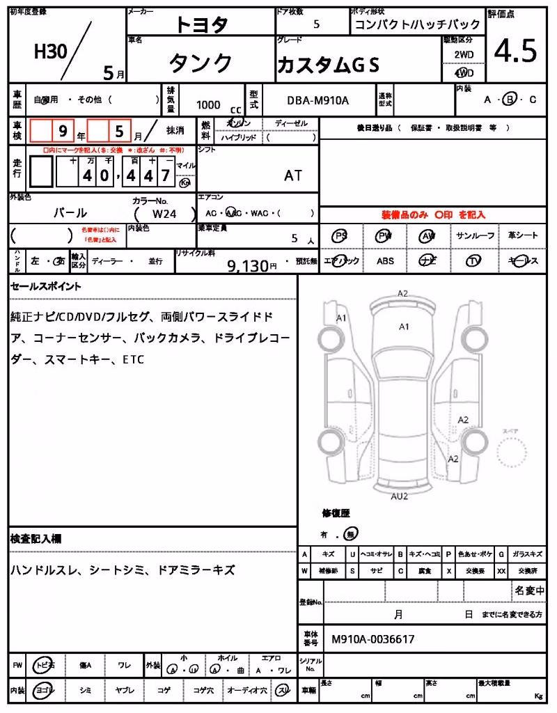 TOYOTA TANK