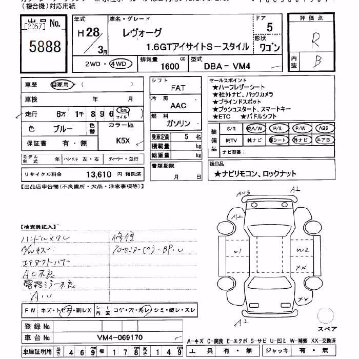 SUBARU LEVORG