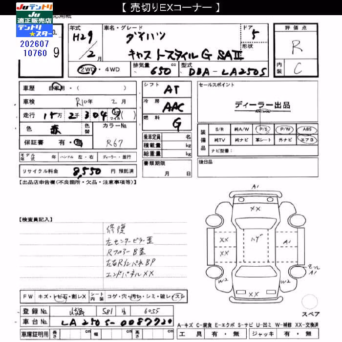 DAIHATSU CAST