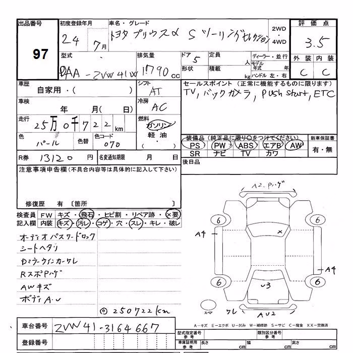 TOYOTA PRIUS ALPHA