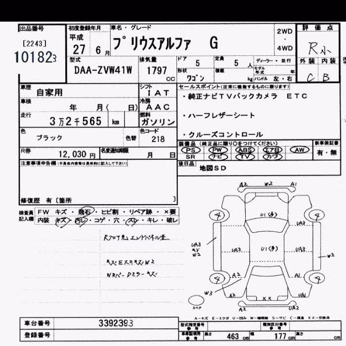 TOYOTA PRIUS ALPHA