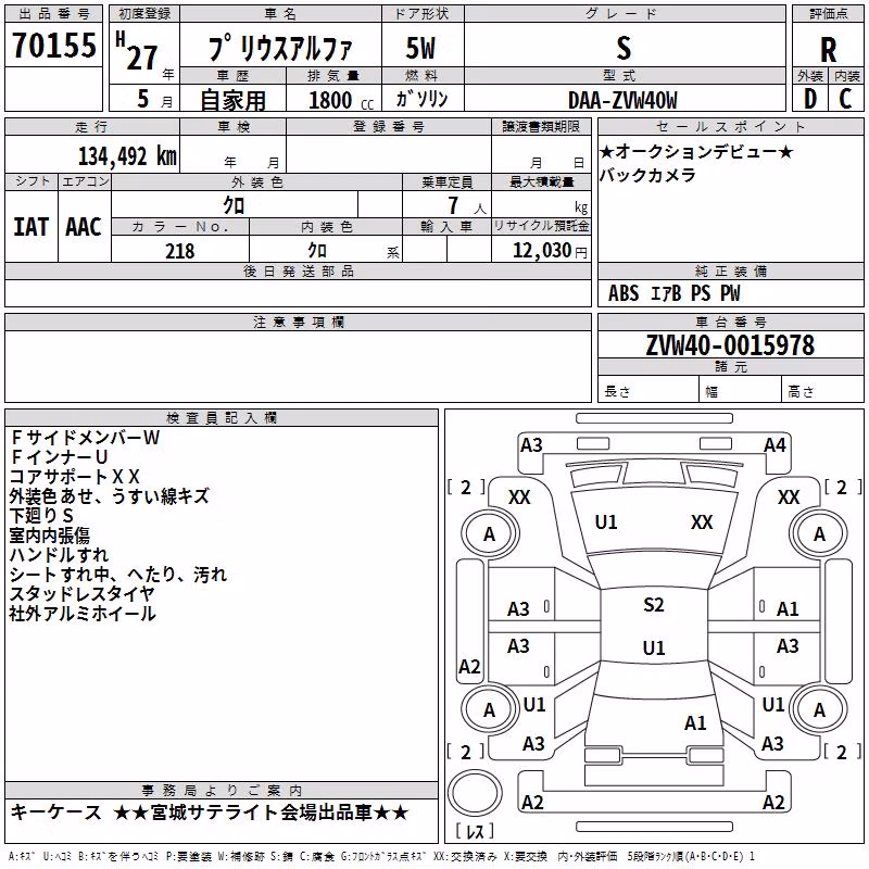 TOYOTA PRIUS ALPHA