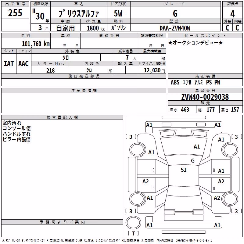 TOYOTA PRIUS ALPHA