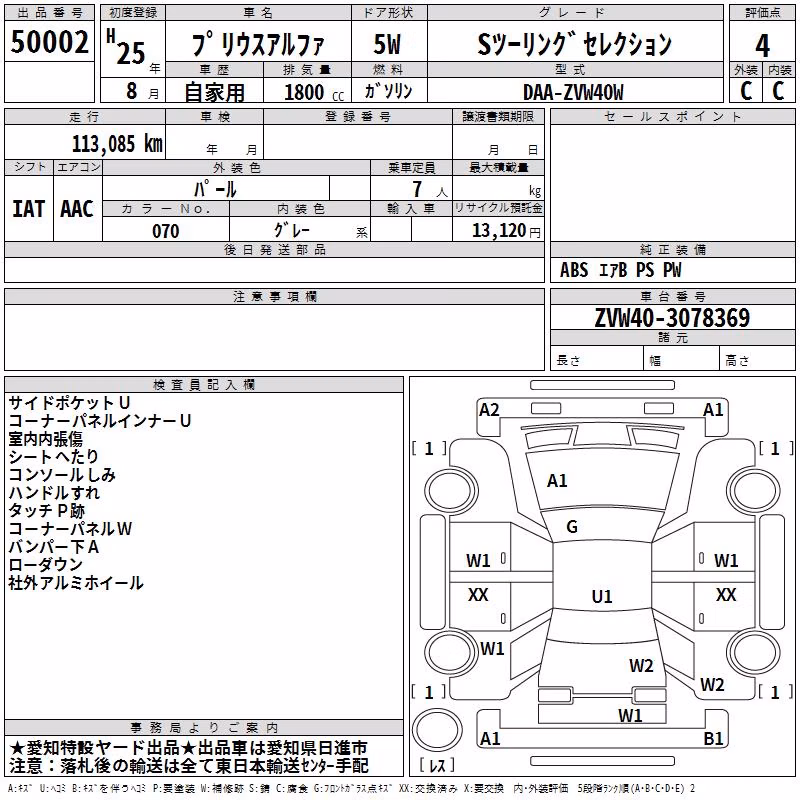 TOYOTA PRIUS ALPHA