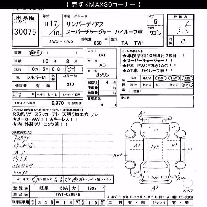 SUBARU SAMBAR