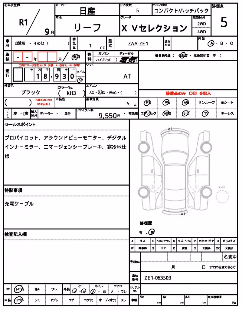 NISSAN LEAF