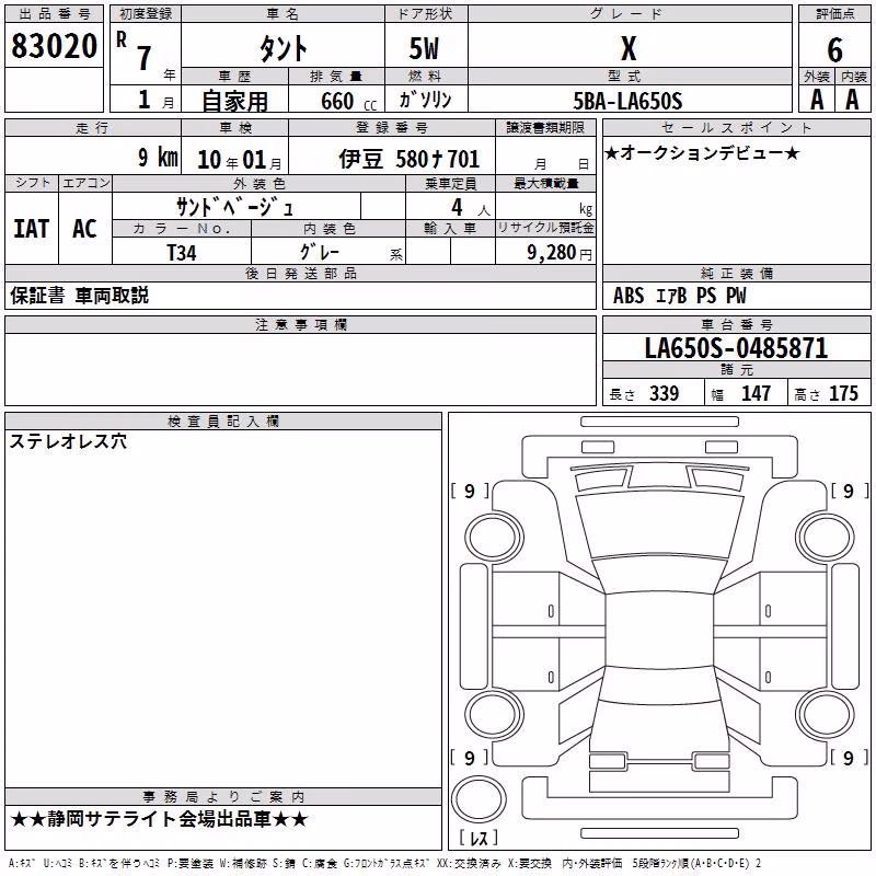 DAIHATSU TANTO