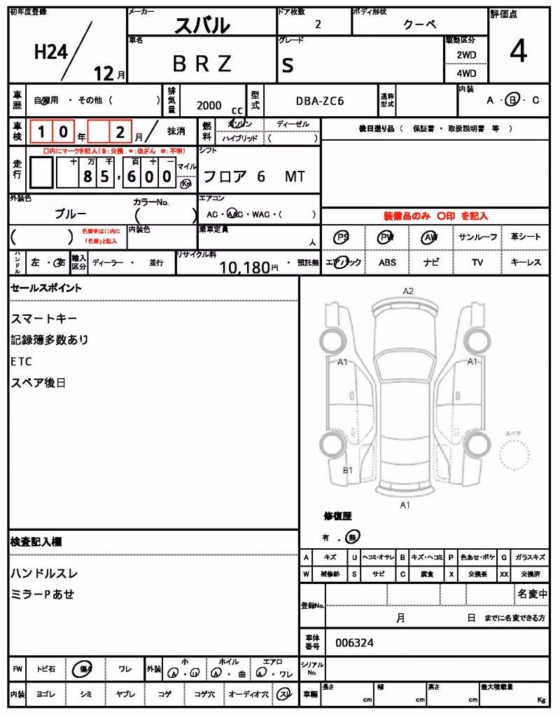 SUBARU BRZ