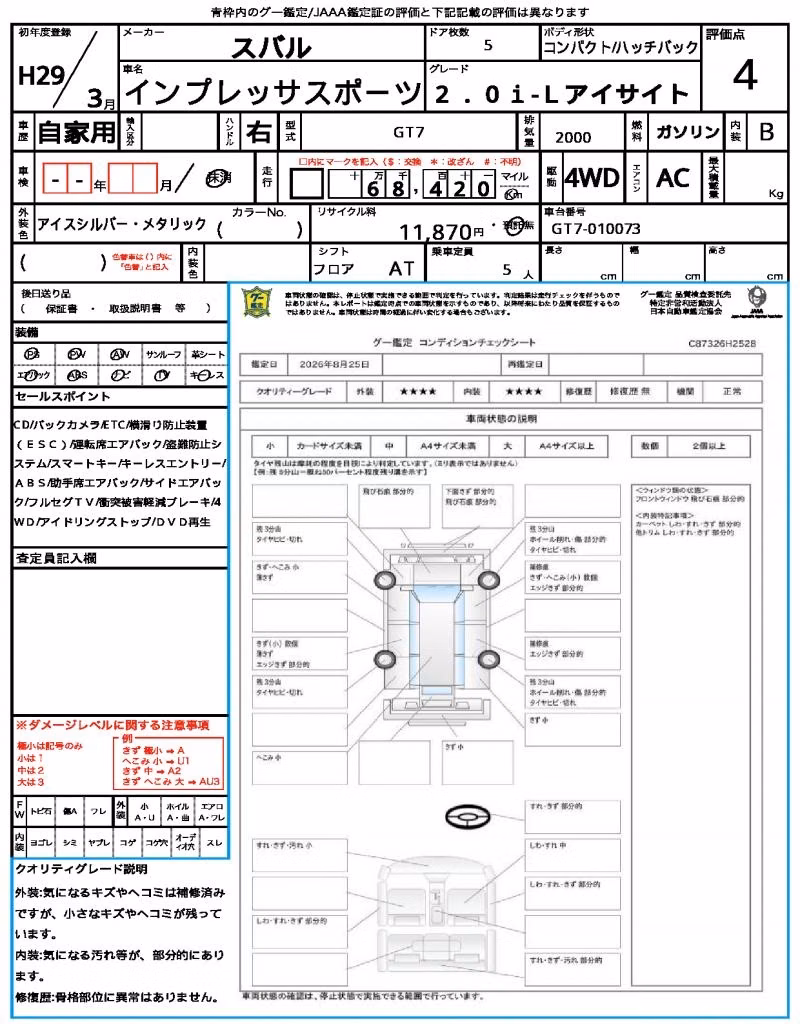 SUBARU XV