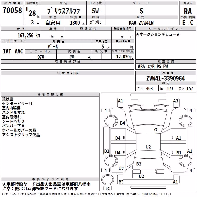 TOYOTA PRIUS ALPHA