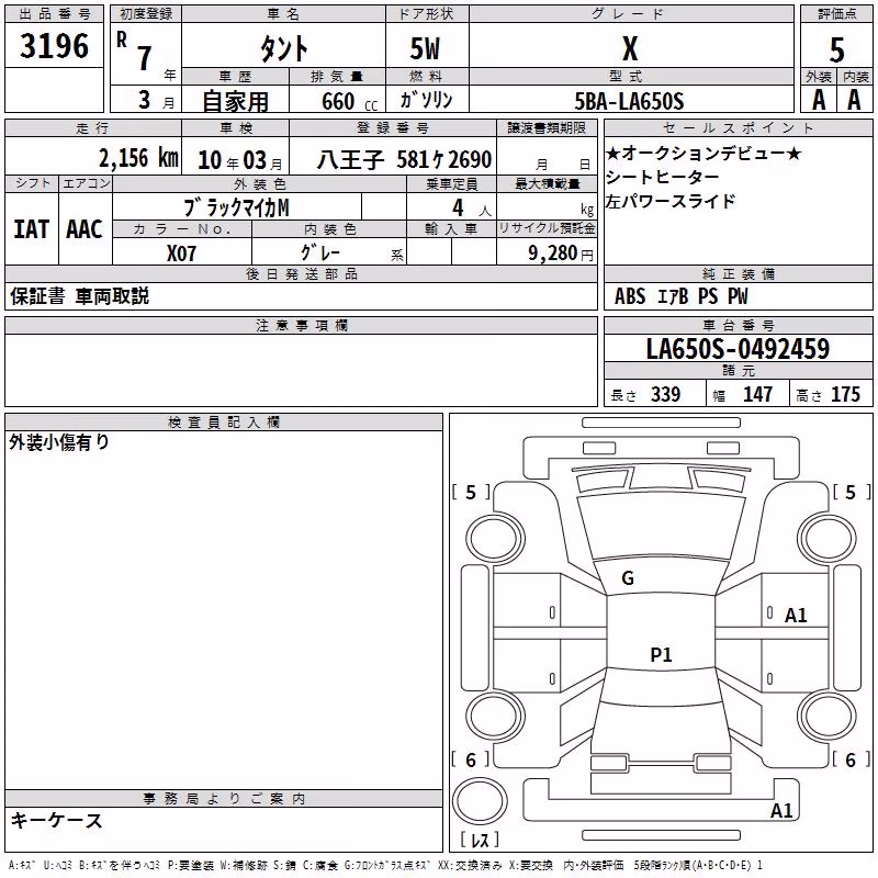 DAIHATSU TANTO