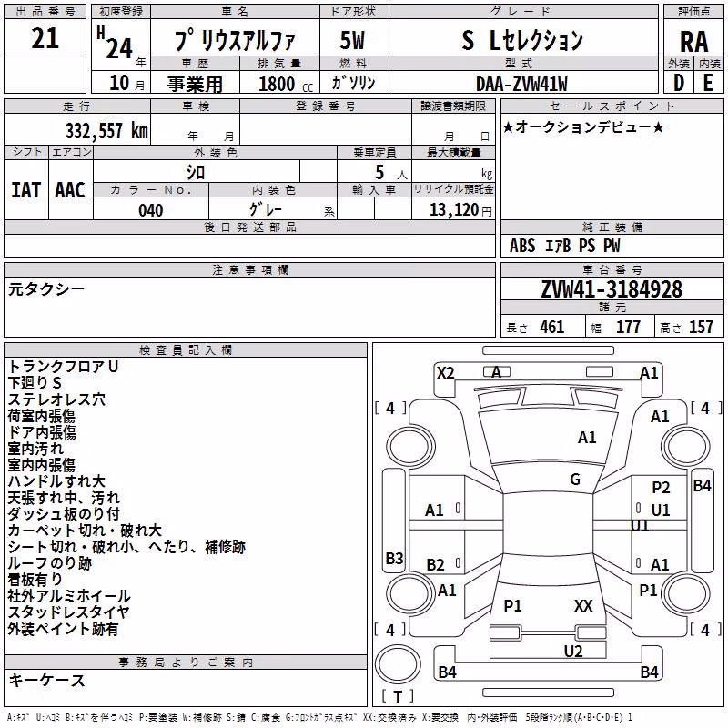 TOYOTA PRIUS ALPHA