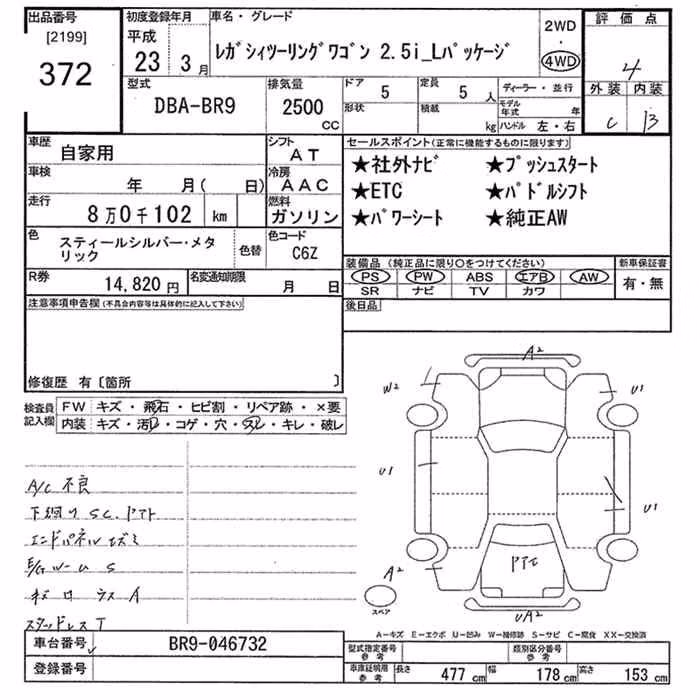 SUBARU LEGACY