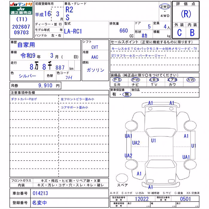 SUBARU R2
