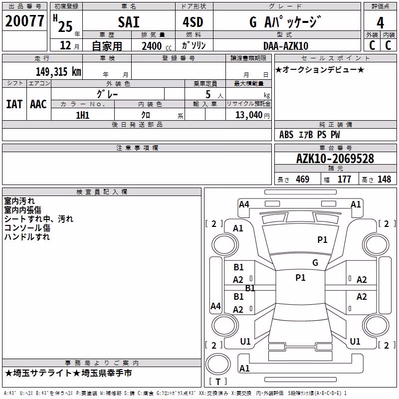 TOYOTA SAI