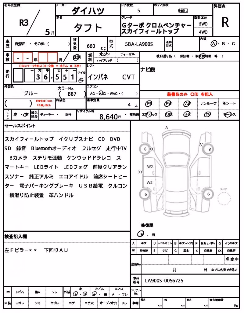 DAIHATSU TAFT