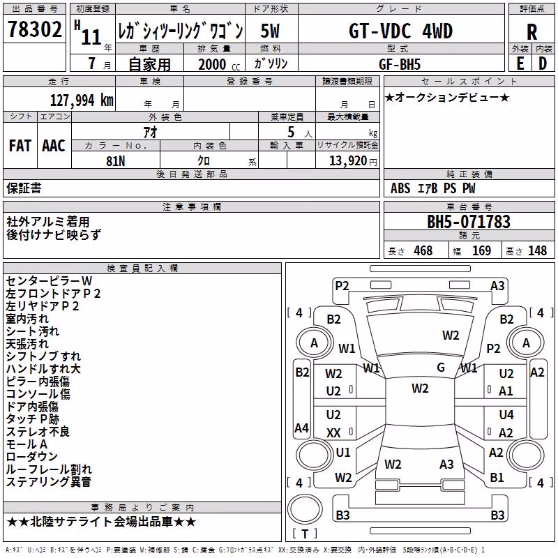 SUBARU LEGACY
