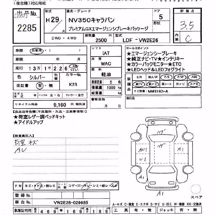 NISSAN NV350 CARAVAN