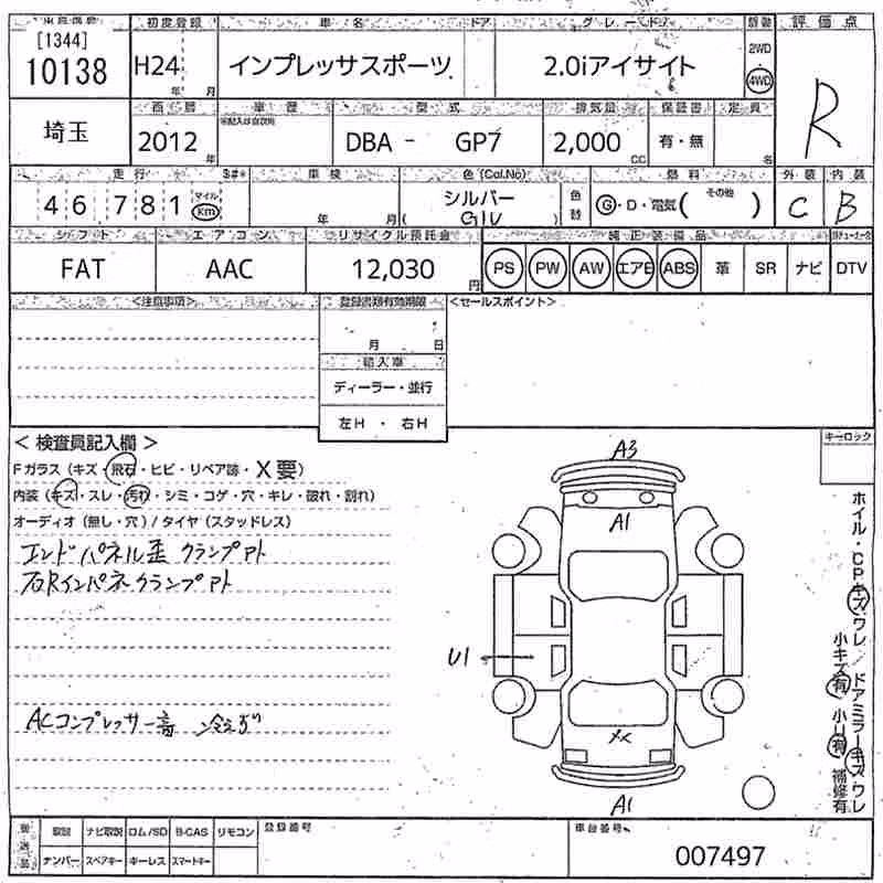 SUBARU XV