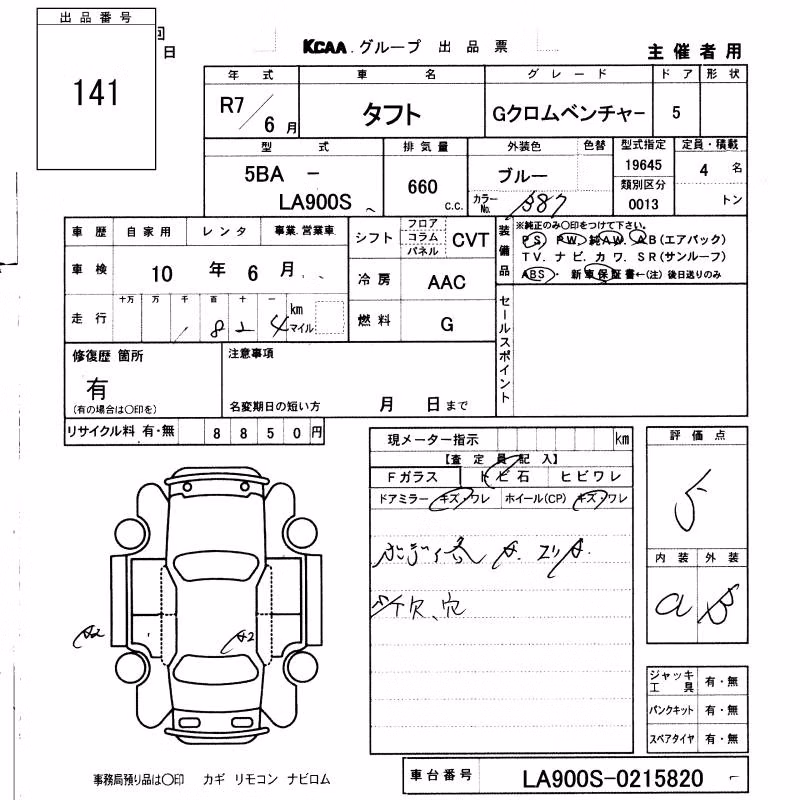 DAIHATSU TAFT