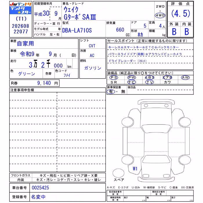 DAIHATSU WAKE