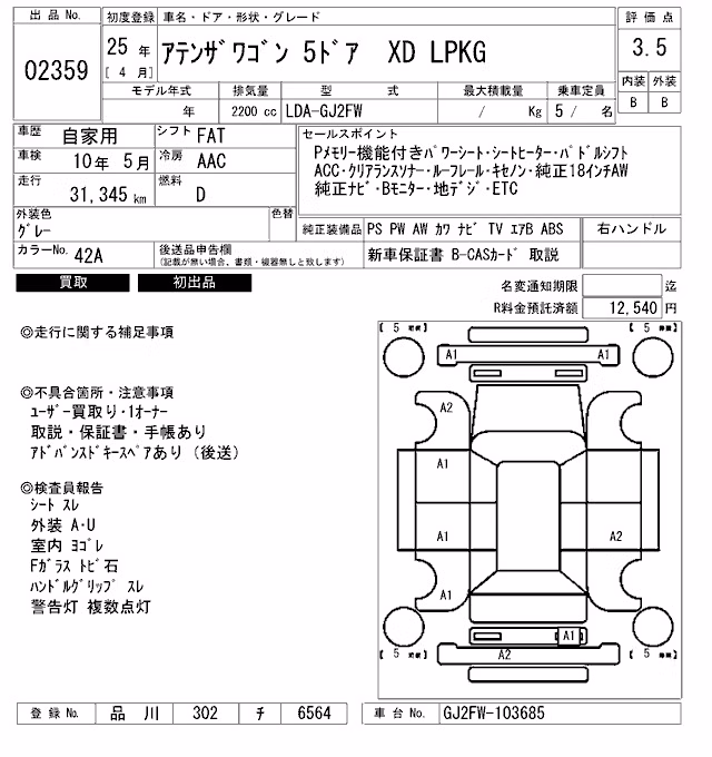MAZDA ATENZA