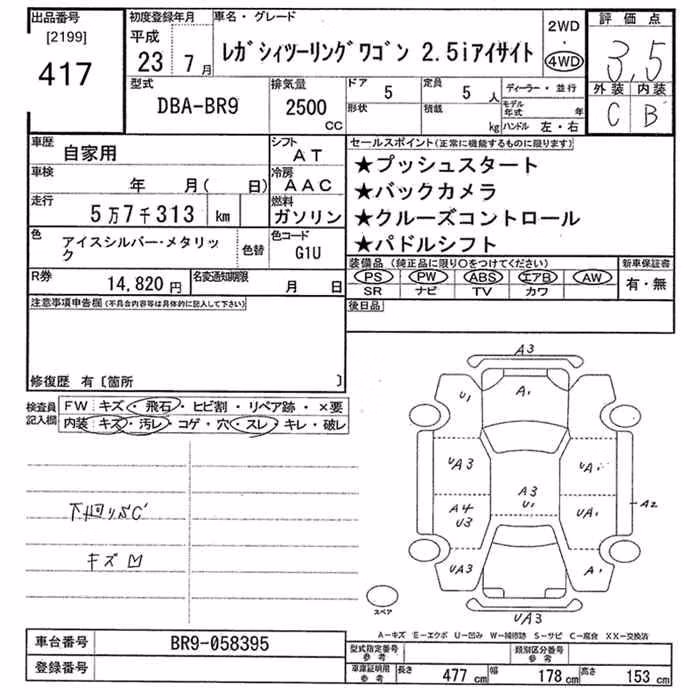 SUBARU LEGACY