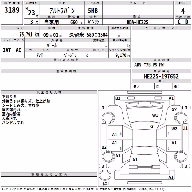 SUZUKI ALTO LAPIN