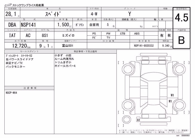 TOYOTA SPADE