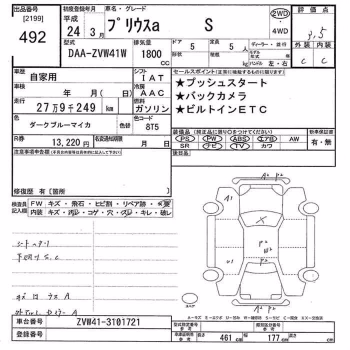 TOYOTA PRIUS ALPHA
