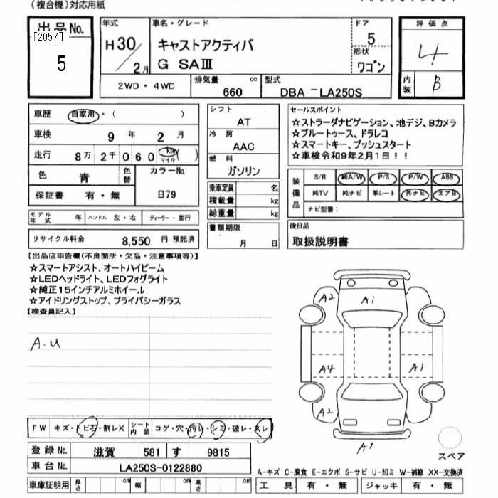 DAIHATSU CAST