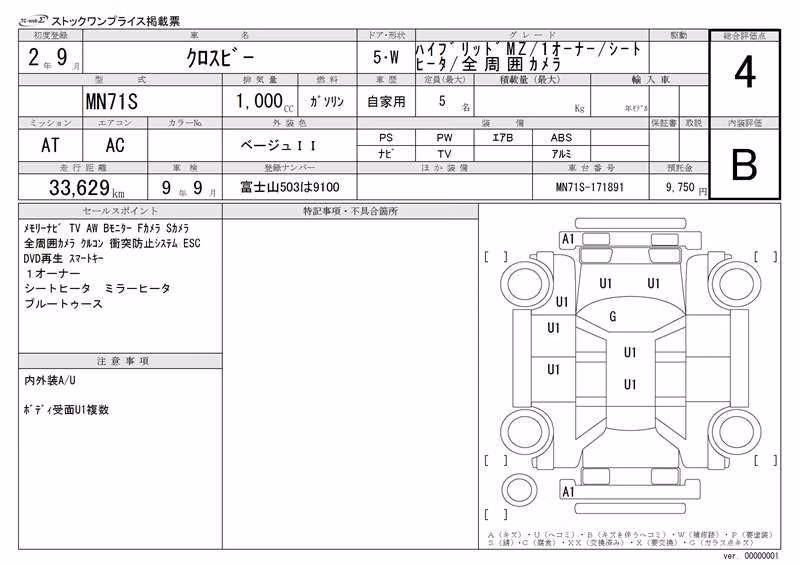 SUZUKI XBEE