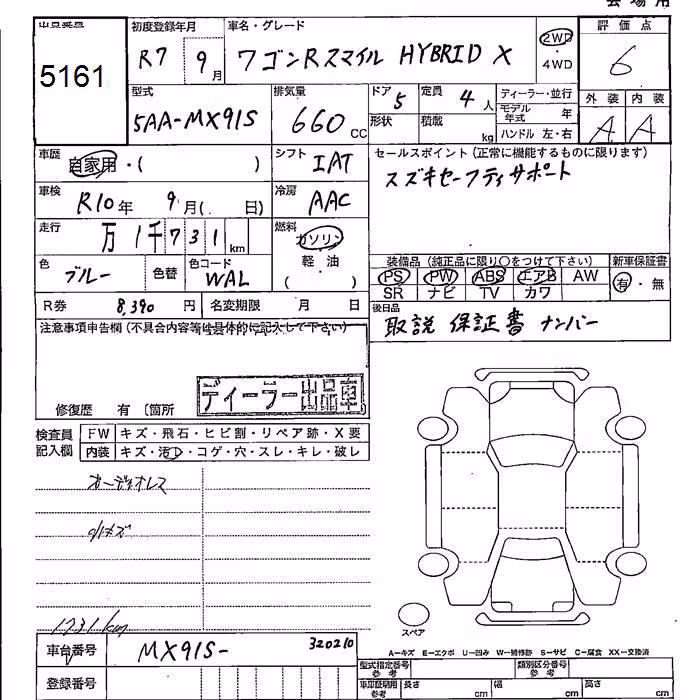 SUZUKI WAGON R SMILE