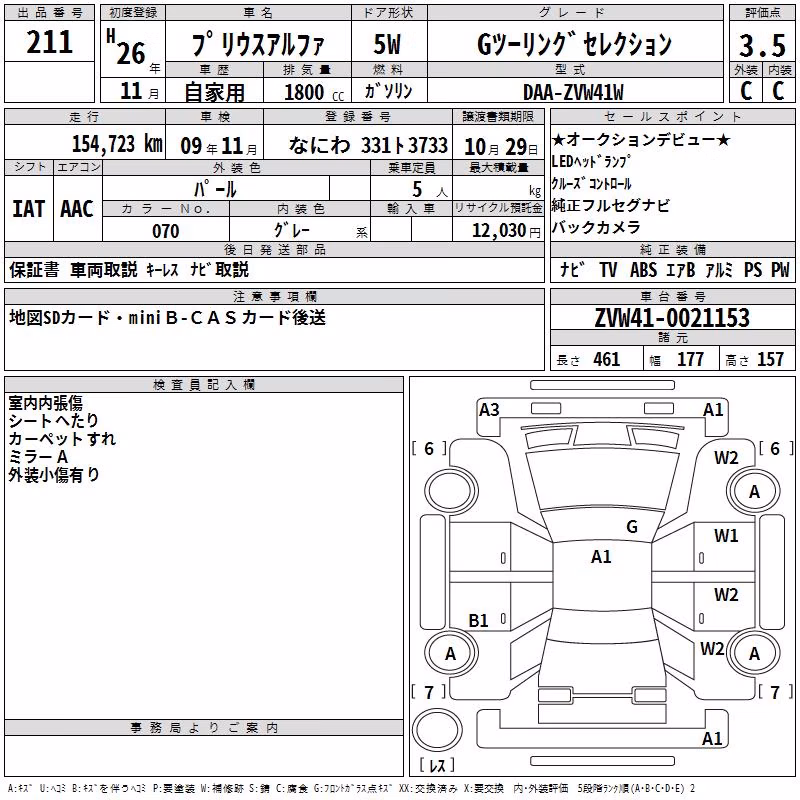 TOYOTA PRIUS ALPHA