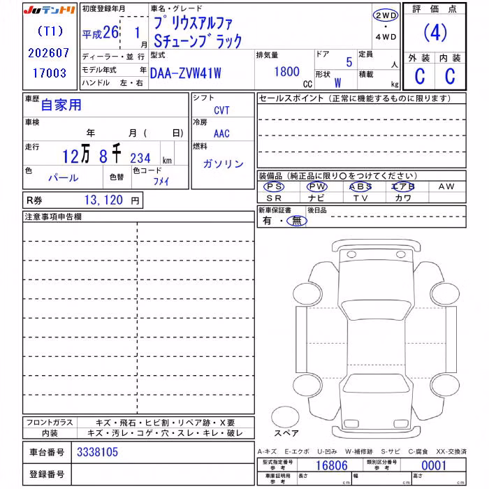 TOYOTA PRIUS ALPHA