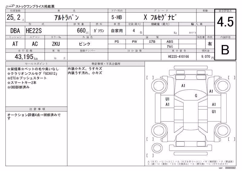 SUZUKI ALTO LAPIN