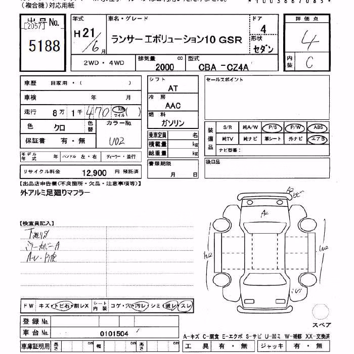 MITSUBISHI LANCER EVOLUTION